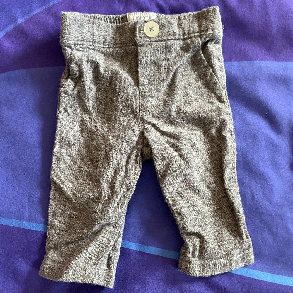 🔥6/$10🔥 Carter's Baby Boy Pants, Newborn Size, Gray, Special Occasion